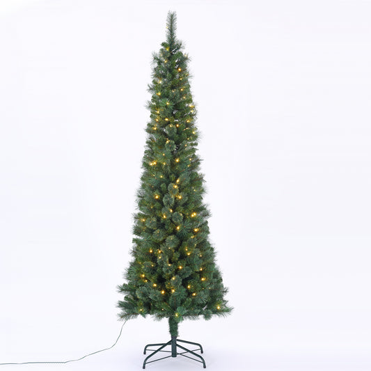 Pre-lit Brushed Pencil Pine