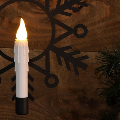 29cm Black Hanging Snowflake