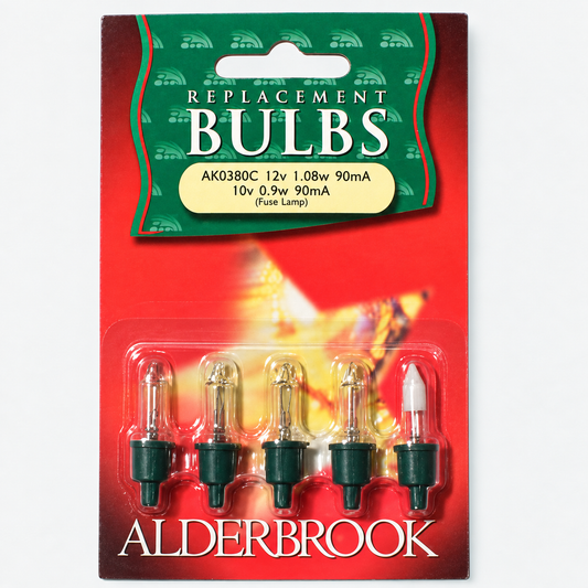 1 x 5 W4 12v Clear Alderbrook Spare Bulbs - Compatible with 20 Set
