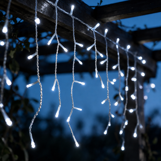 White Icicle Lights