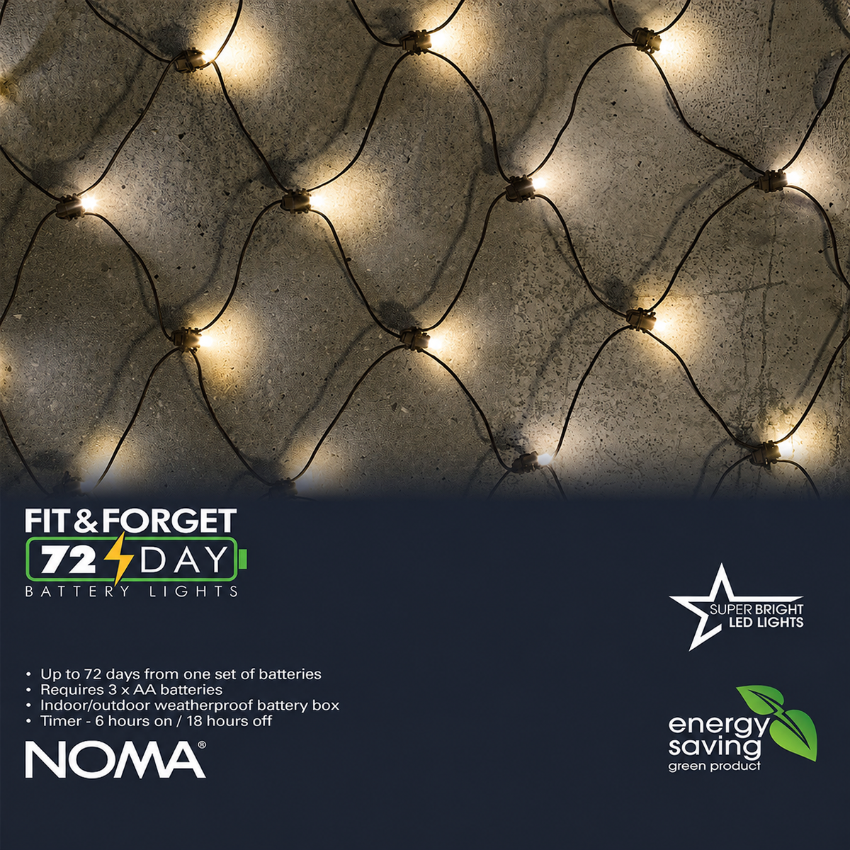 Warm White Net Lights