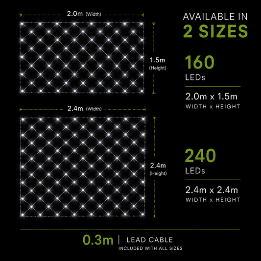 White Net Lights