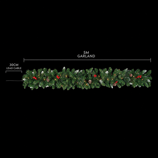 Berry & Cones Garland
