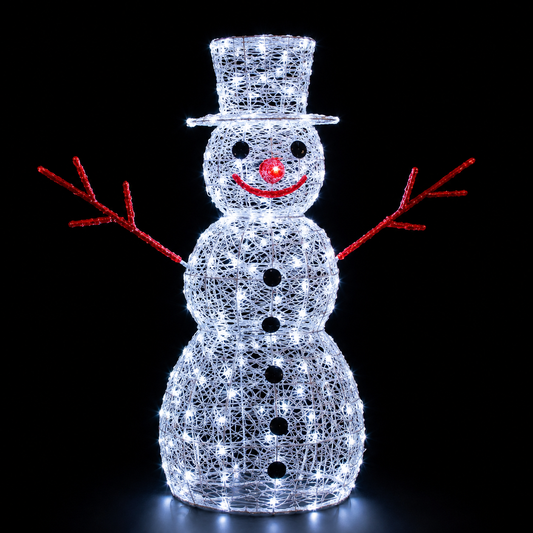 80CM Spun Acrylic Dickensian Snowman