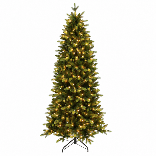 8' Pre-Lit Meribel Fir