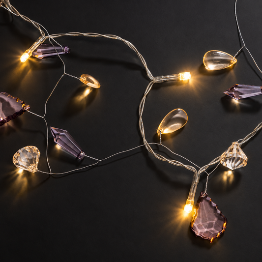 2m Warm White Jewel Garland - 20 LEDs