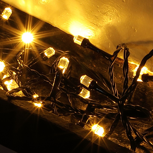 100 Warm White Diamond String Light