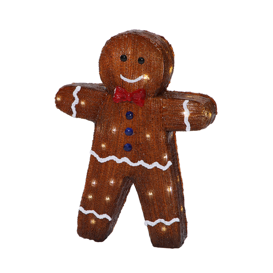 40cm Acrylic Mr Gingerbread