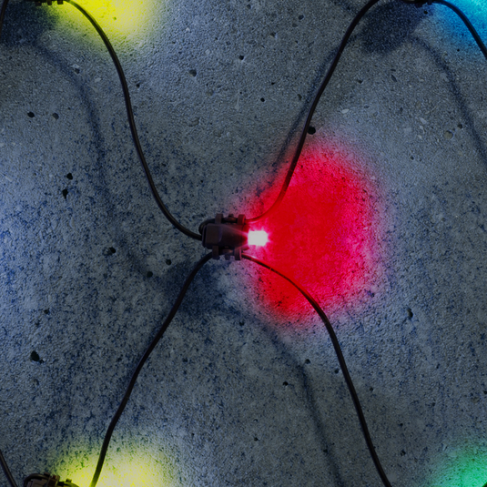 240 Fit & Forget Multicolour Multifunction Net Lights