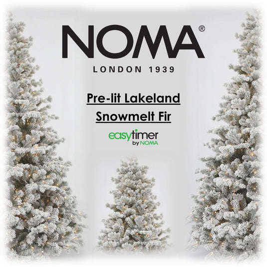 7.5' Warm White Pre-Lit Lakeland Snowmelt Fir