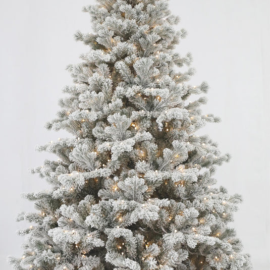 7.5' Warm White Pre-Lit Lakeland Snowmelt Fir