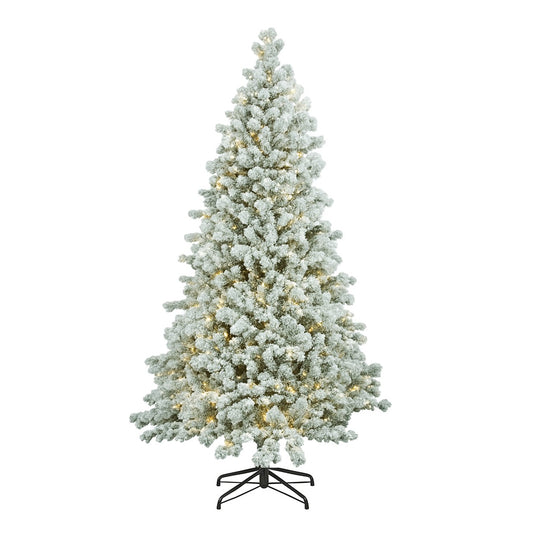 7.5' Warm White Pre-Lit Lakeland Snowmelt Fir