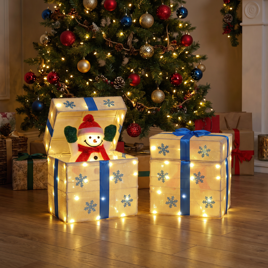 Pop-Up Snowman Present