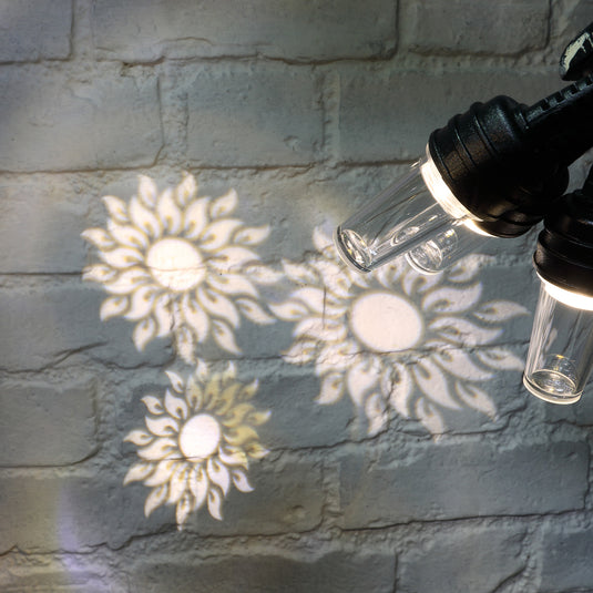 Warm White Sun Projector String Lights