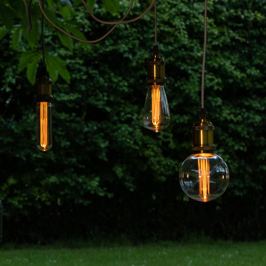 6 Battery Operated The Bulb Spider Lights