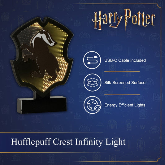Harry Potter - Hufflepuff Crest Infinity Light