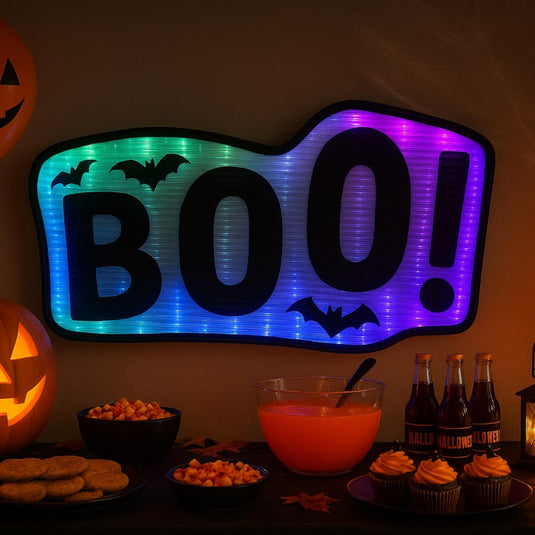 50cm Coralite Boo Sign