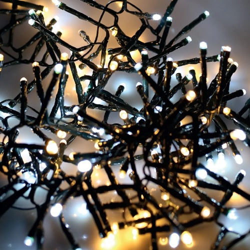 NOMA 1500 Duo Bulb Cluster Lights with Green Cable