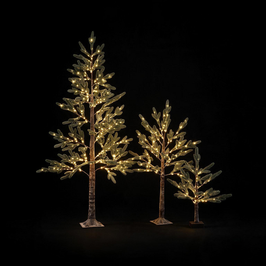 Frosted Fir Twig Trees