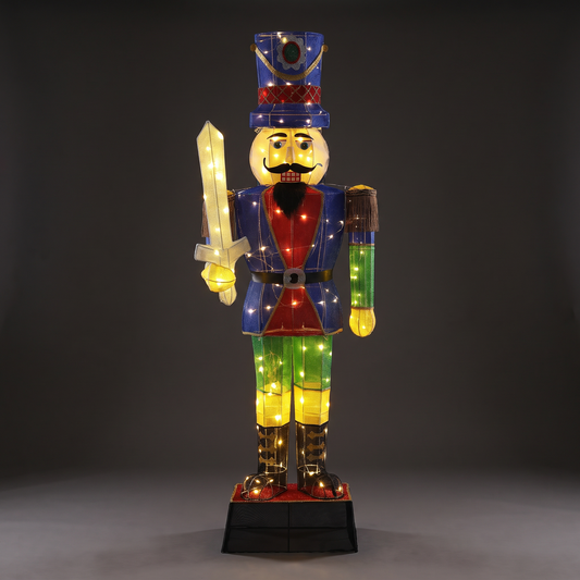 1.85M Fabric Nutcracker With Sword