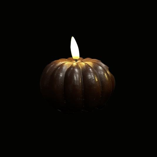 Wax Pumpkin Candle Light