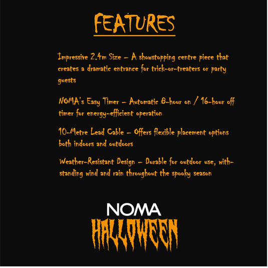 2.4m Haunted Pumpkin Arch Inflatable