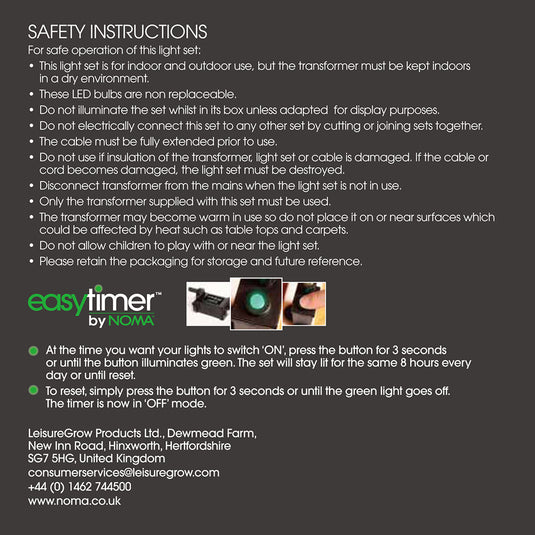 10 Antique White Flame Effect String Lights