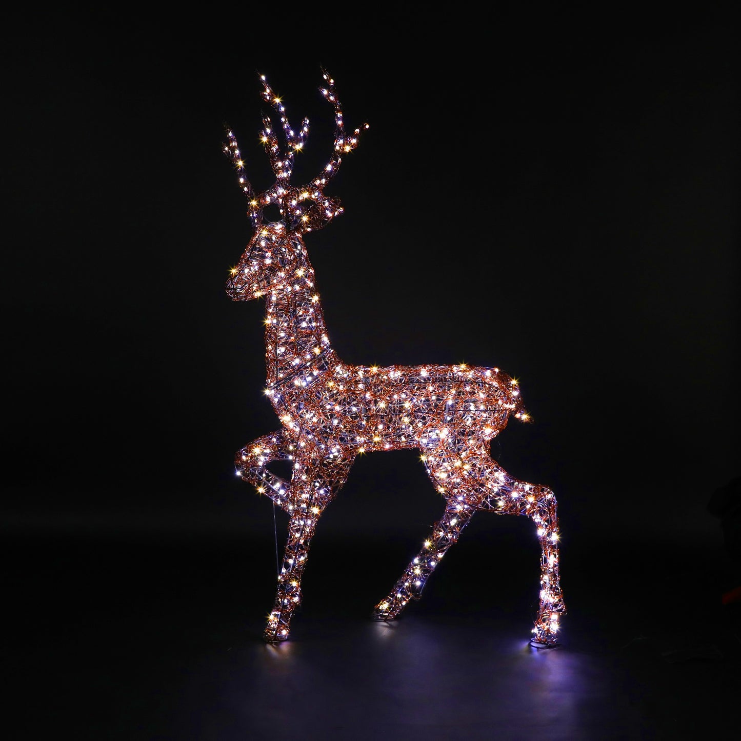 Copper Acrylic Duo Bulb Richmond Stag