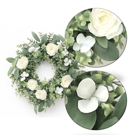 Warm White Floral Wreath