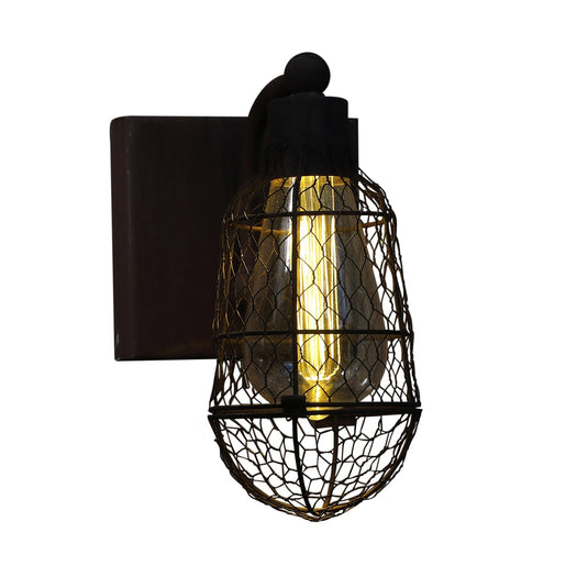 Chicken Cage Rustic Wall Light