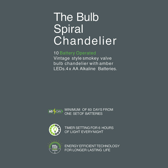 The Bulb Spiral Chandelier