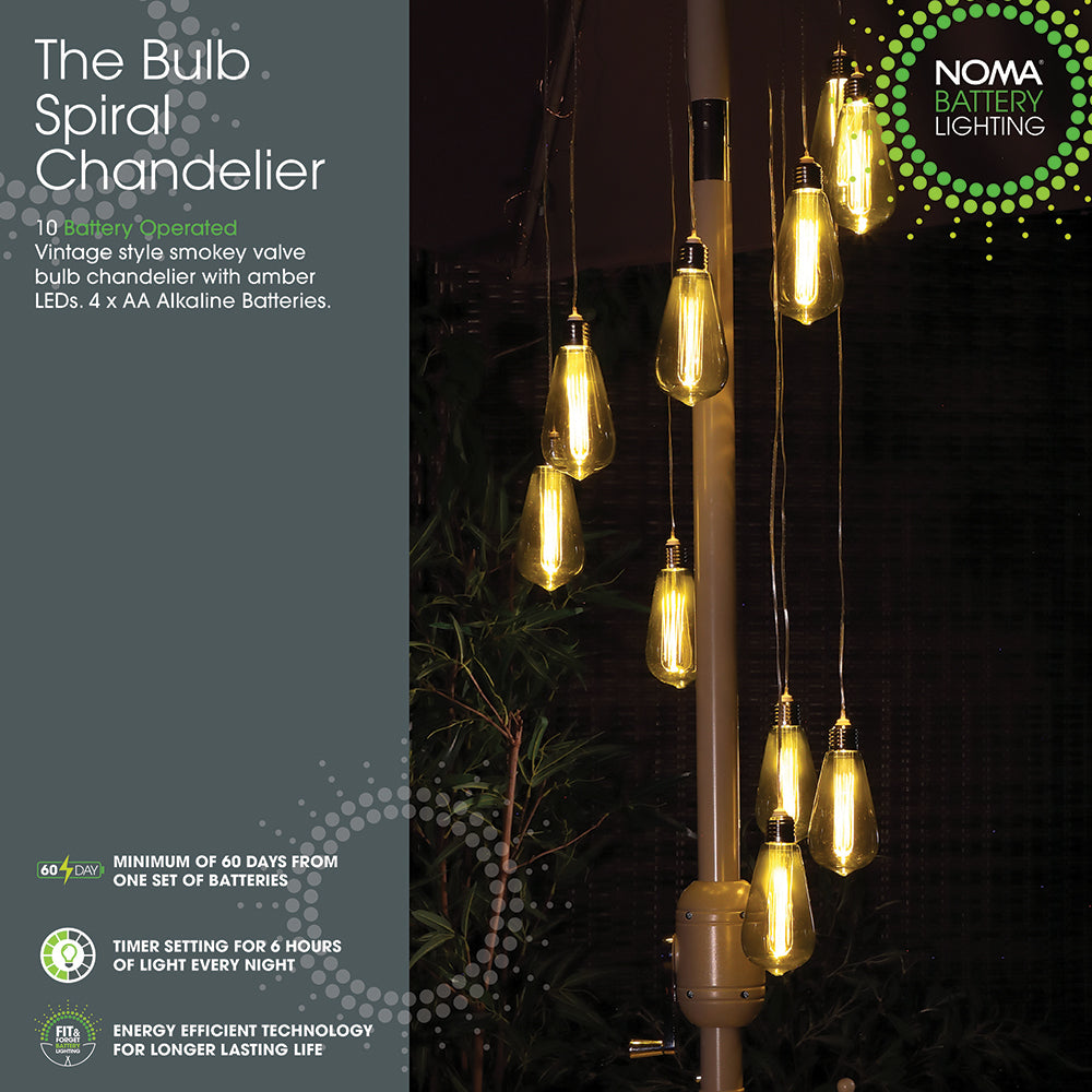 The Bulb Spiral Chandelier