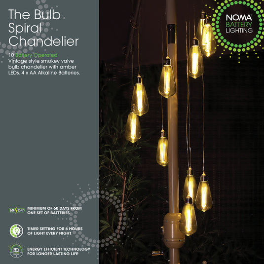 The Bulb Spiral Chandelier