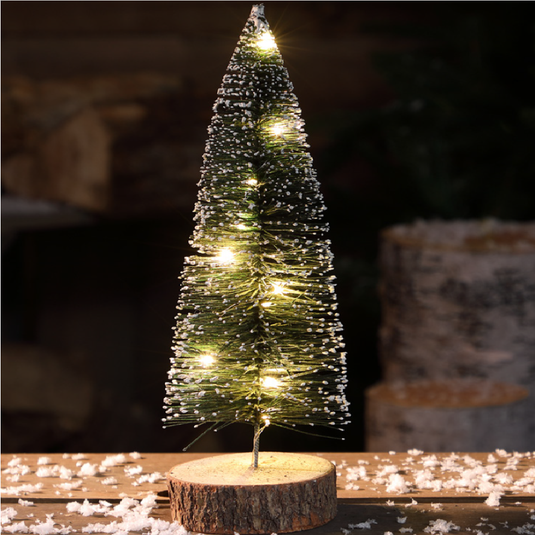 31CM Warm White LED Bristle Tree