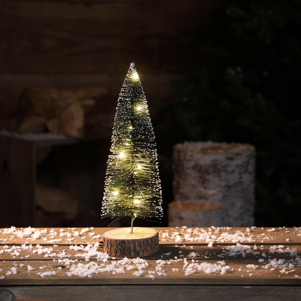 23CM Warm White LED Bristle Tree