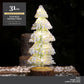 31cm Warm White LED Snowy Needle Tree
