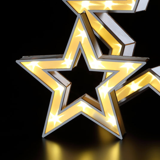 Holographic Wooden Stars