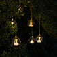 Set of 6 Tealights in Glass Bubbles