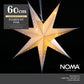 60cm Paper Stardust - 20 Warm White LEDs