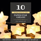 10 Paper Star Garland