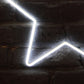 50cm White Neon Star