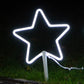 Set of 3 White Neon Star Stakelights