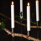Set of 6 Magic Candles with Black Metal Holder