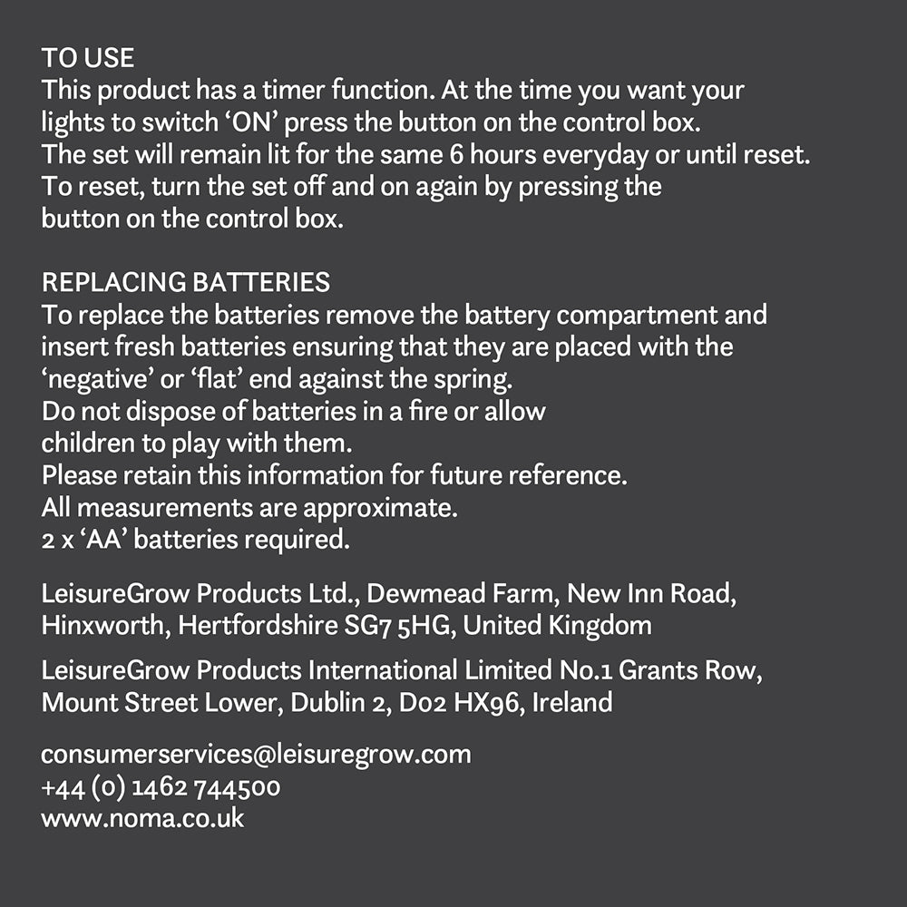 30cm Wire & Wood Tree Light with Warm White LEDs