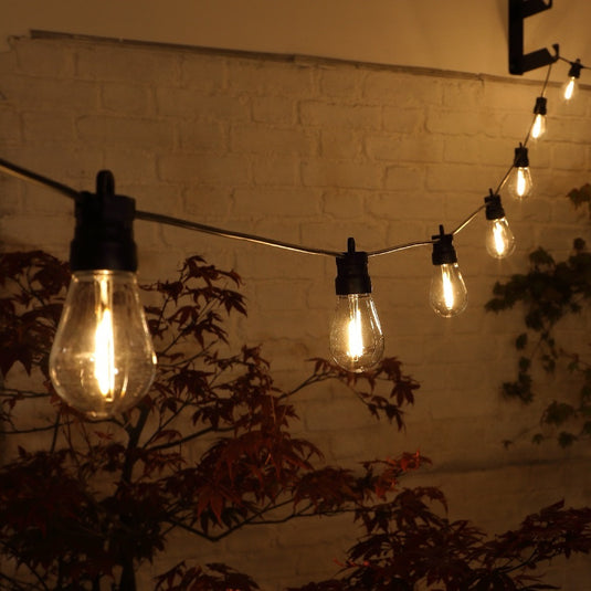 10 Connectable Small LED Edison Festoons