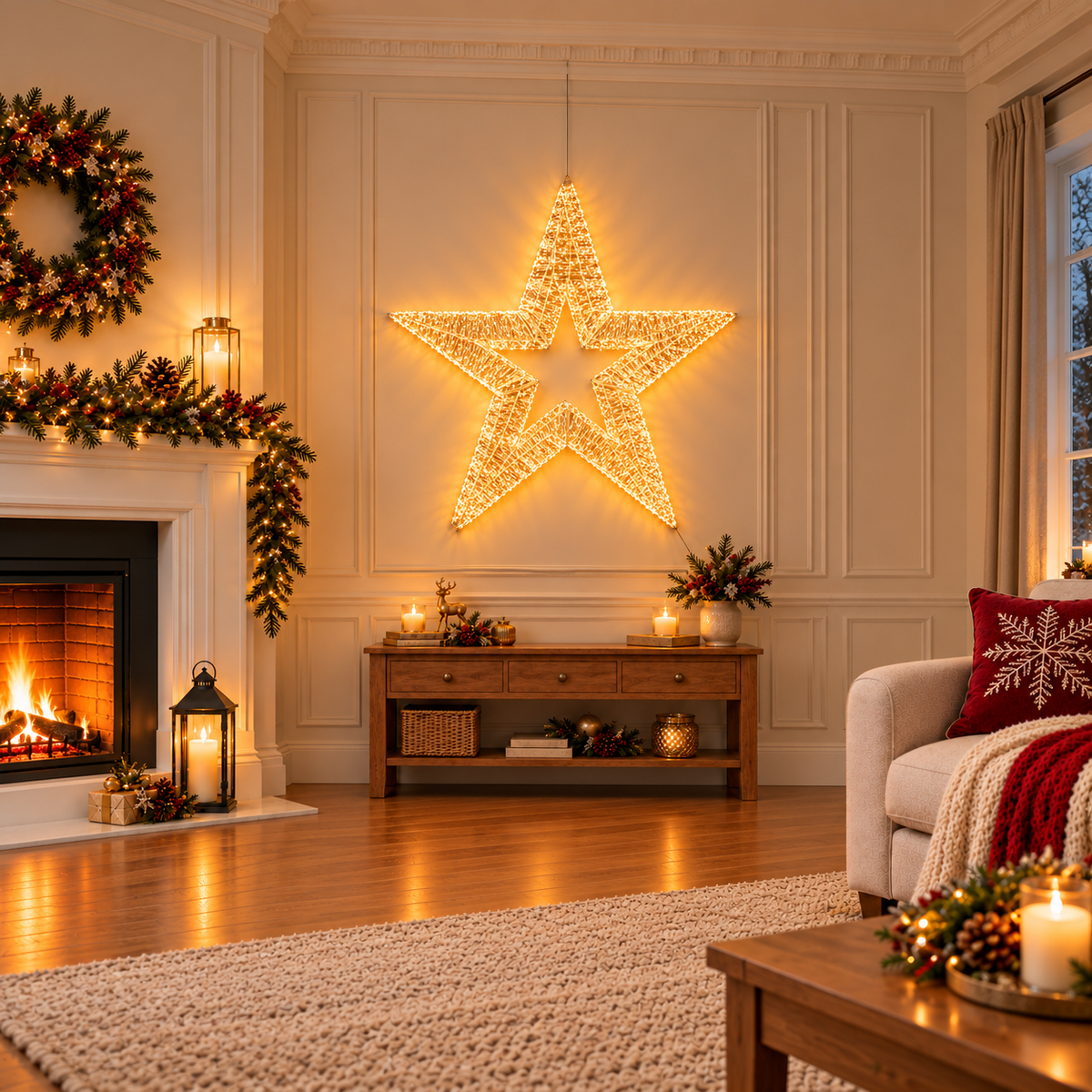 1.5M Micro LED Double Sided Star