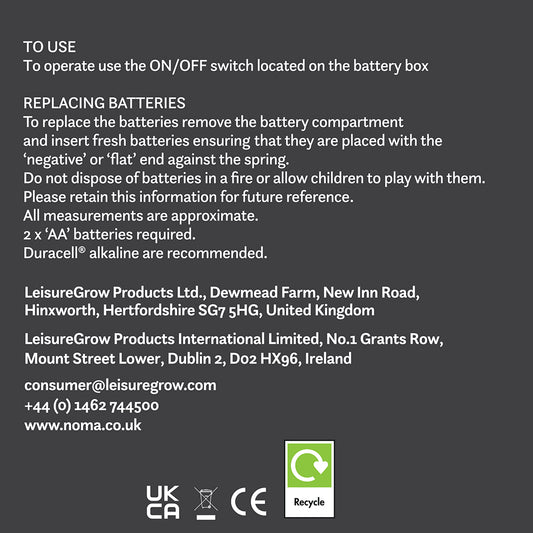 Padded Reindeer Garland