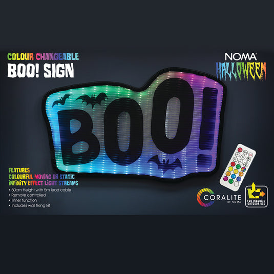 50cm Coralite Boo Sign