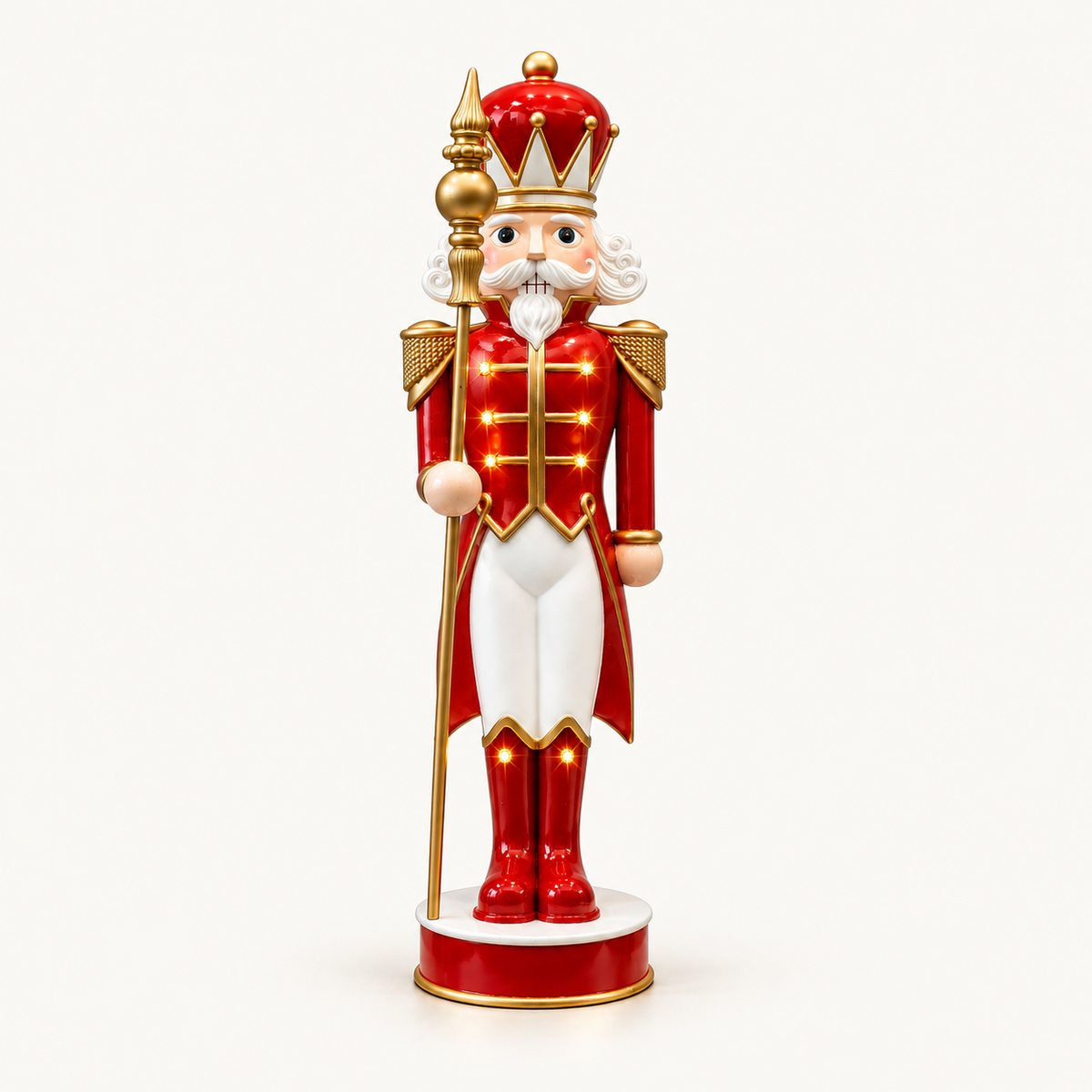 1.2M Red Musical Nutcracker