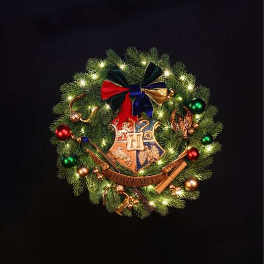 45cm Hogwarts Christmas Wreath - Coming Soon